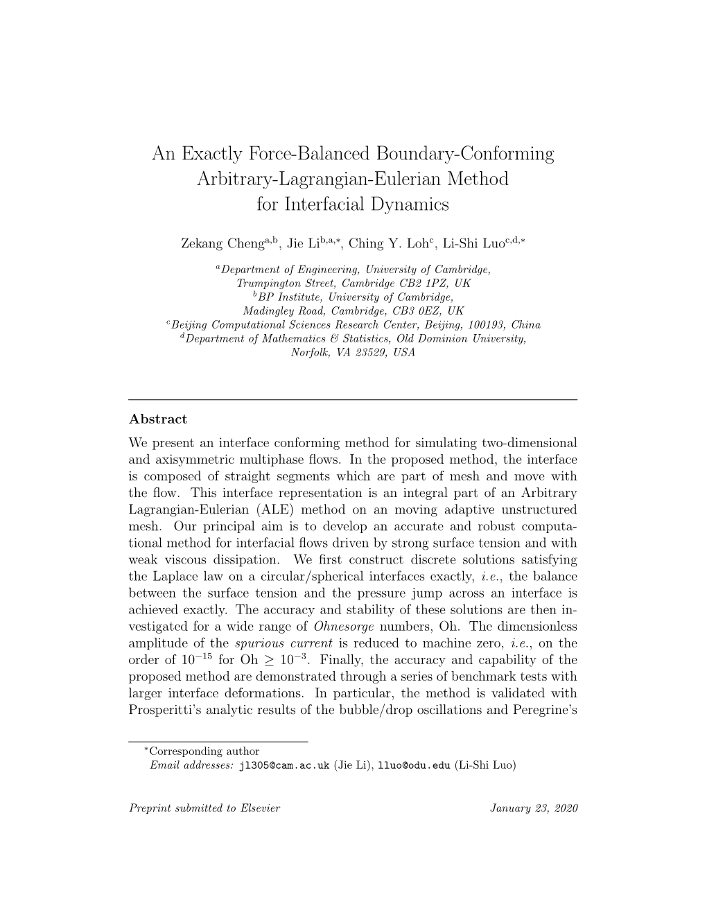 An Exactly Force-Balanced Boundary-Conforming Arbitrary-Lagrangian-Eulerian Method for Interfacial Dynamics