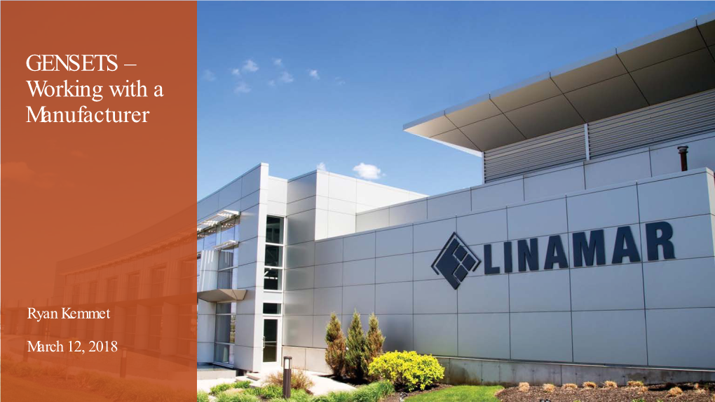 Linamar Overview Presentation March 2017