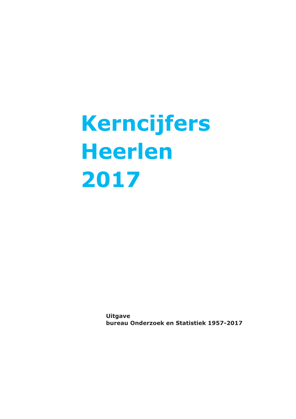 Kerncijfers Heerlen 2017