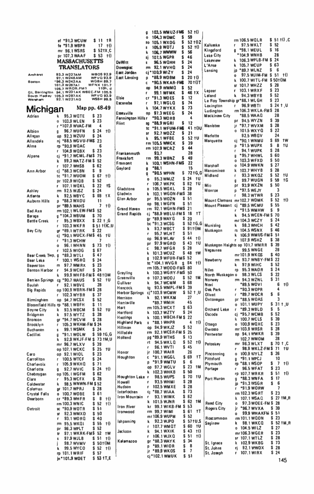 Michigan Map Pp. 4849