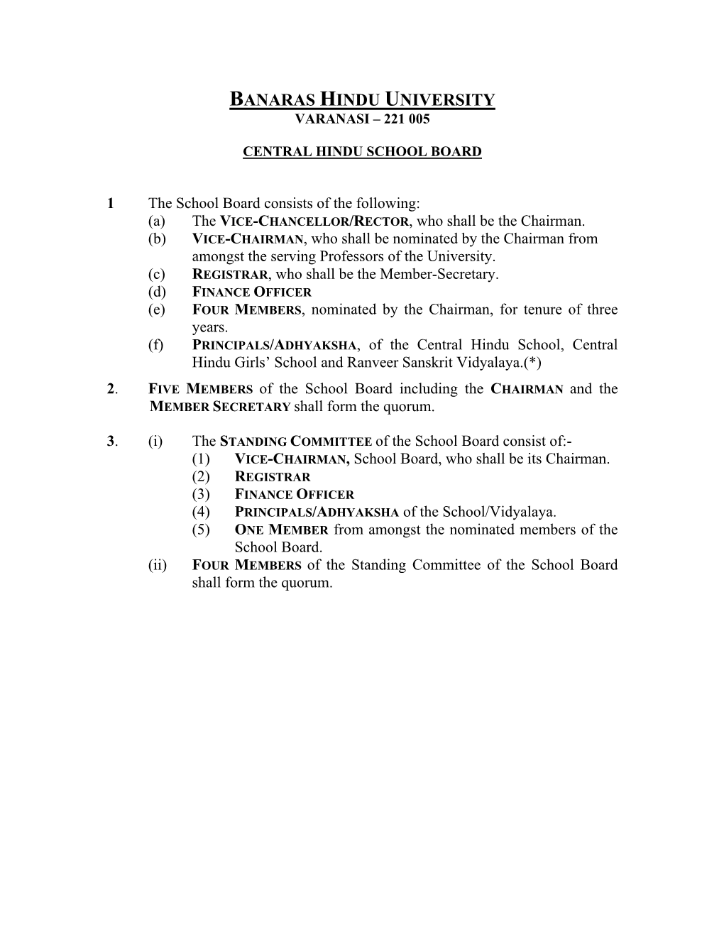 Central Hindu School Board