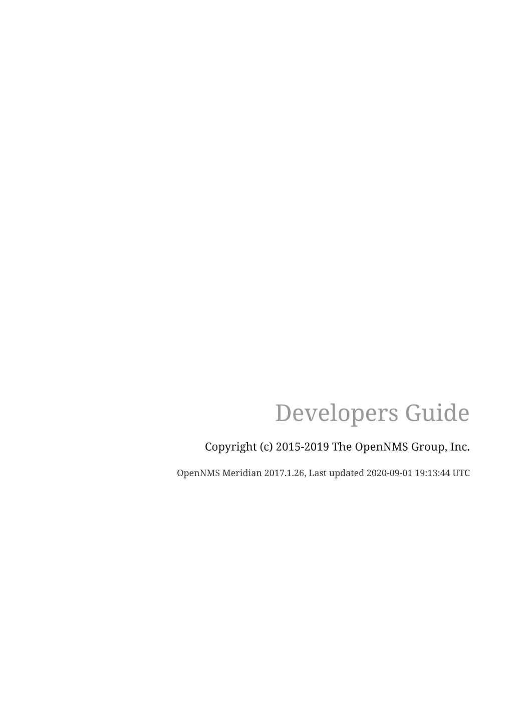 Developers Guide