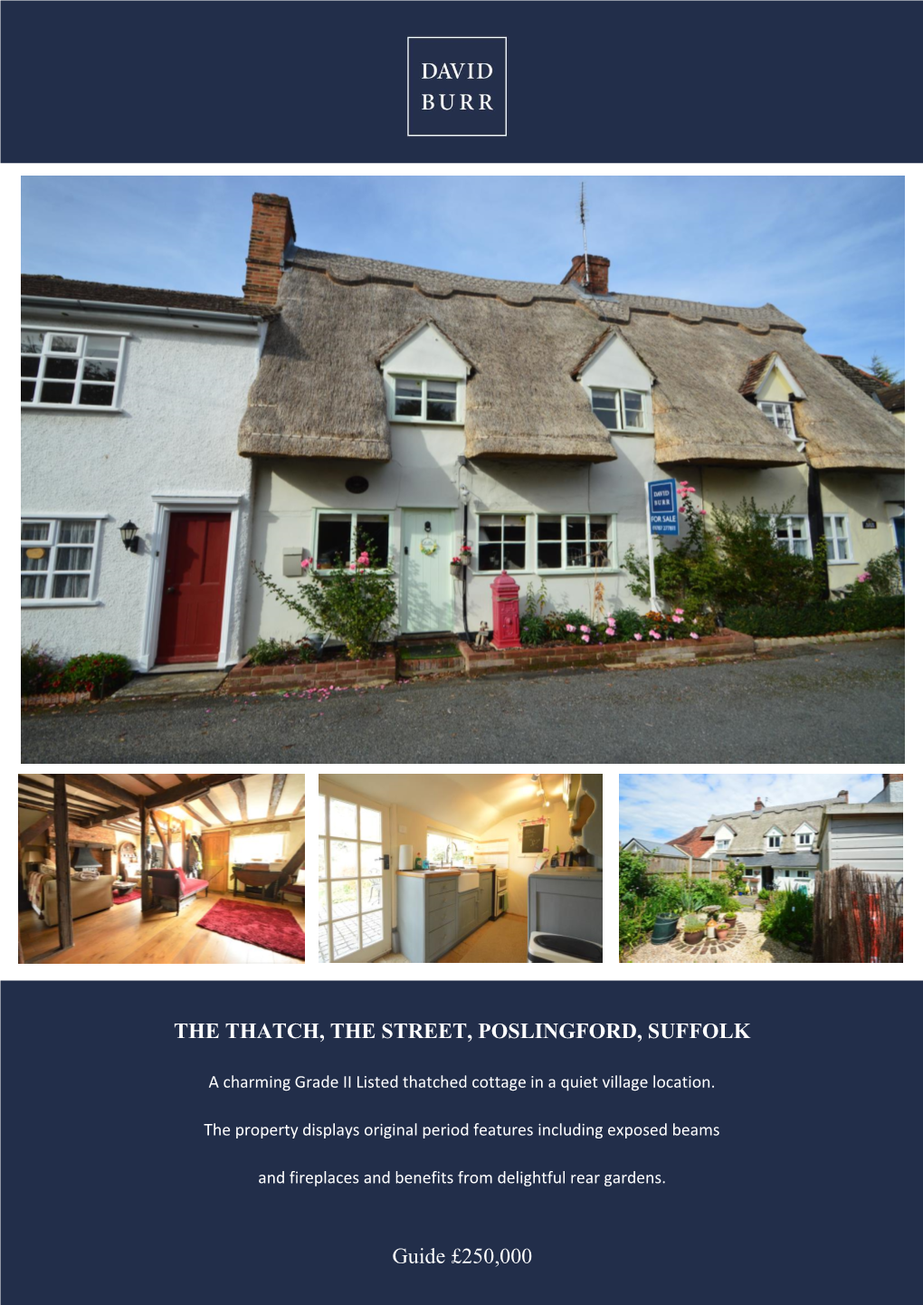 THE THATCH, the STREET, POSLINGFORD, SUFFOLK Guide