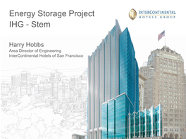 Energy Storage Project IHG - Stem