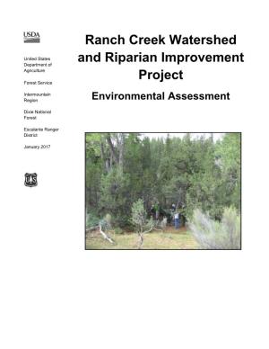 Ranch Creek Watershed and Riparian Improvement Project