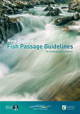 New Zealand Fish Passage Guidelines for Structures up to 4 Metres Acknowledgements