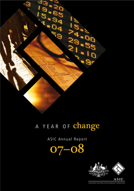 ASIC 2007–2007 Annual Report