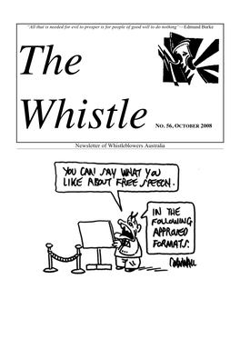 The Whistle, October 2008