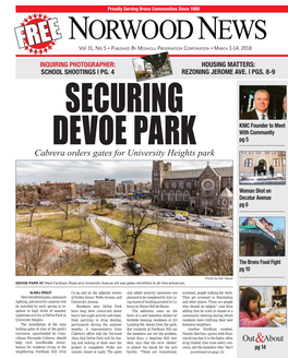 March 1-14, 2018 • Norwood News in the PUBLIC INTEREST Vol