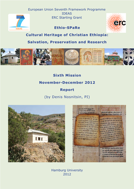 Ethio-Spare Cultural Heritage of Christian Ethiopia: Salvation