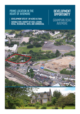 Development Opportunity Grampian Road Aviemore