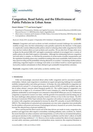 Congestion, Road Safety, and the Effectiveness of Public Policies In