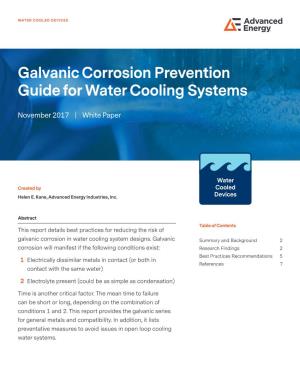 Galvanic Corrosion Prevention Guide for Water Cooling Systems