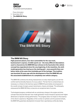 The BMW M5 Story. Page 1