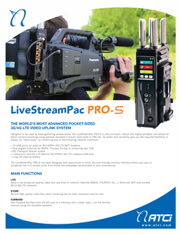 Livestreampac PRO-S