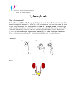 Hydronephrosis