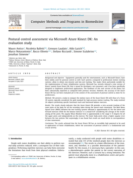 Postural Control Assessment Via Microsoft Azure Kinect DK: an Evaluation Study
