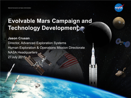 Evolvable Mars Campaign and Technology Development