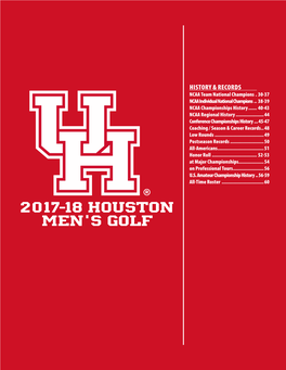 2017-18 Houston Men's Golf