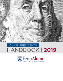 CLASS PRESIDENTS HANDBOOK | 2019 a Letter from the ACLC President