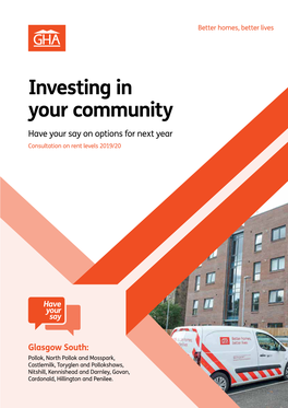 GHA South Rent Consultation 2019-20