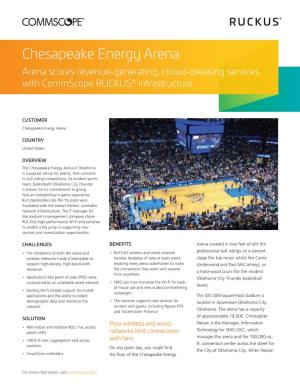 Chesapeake Energy Arena Arena Scores Revenue-Generating, Crowd-Pleasing Services with Commscope RUCKUS® Infrastructure
