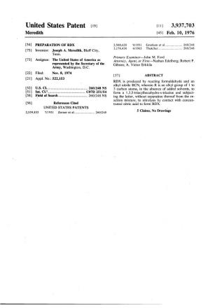 United States Patent [191 1111 3,937,703 Meredith [45] Feb