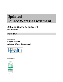 Updated Source Water Assessment