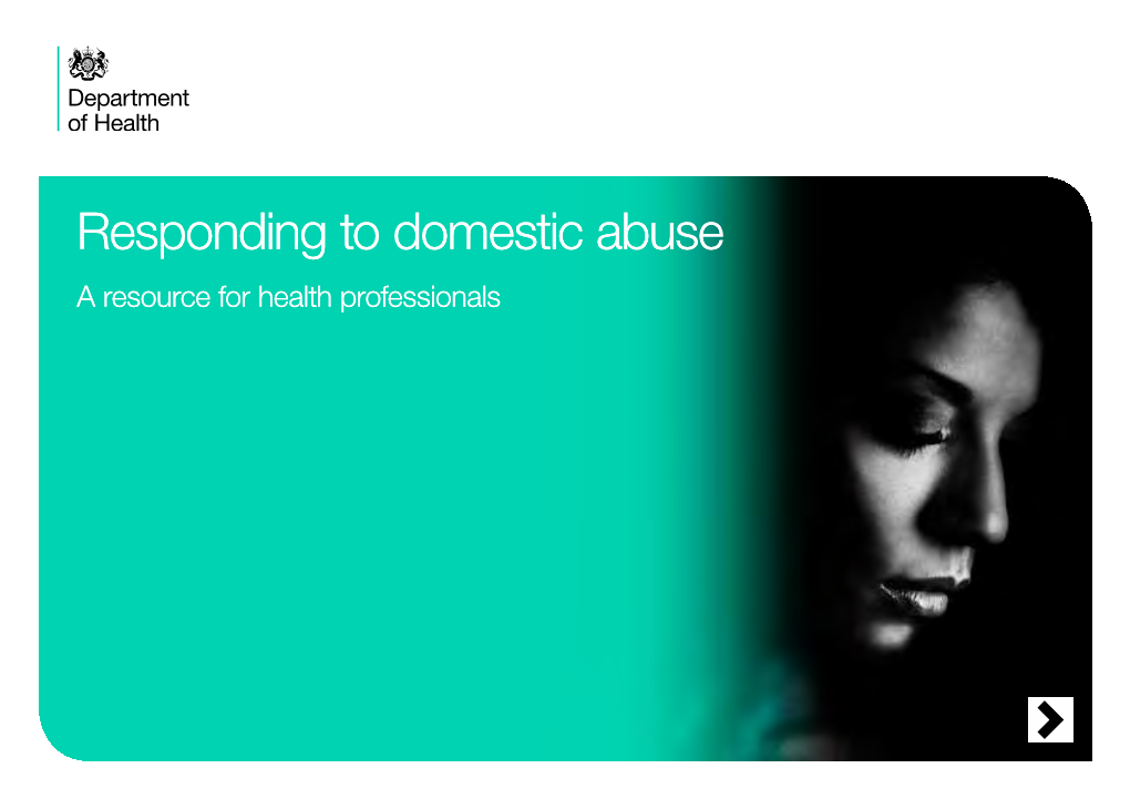 Responding to Domestic Abuse: a Resource for Health Professionals