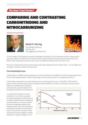 Comparing and Contrasting Carbonitriding and Nitrocarburizing
