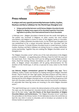 Press Release