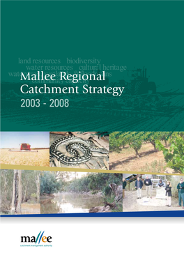 Mallee Regional Catchment Strategy 2003 - 2008