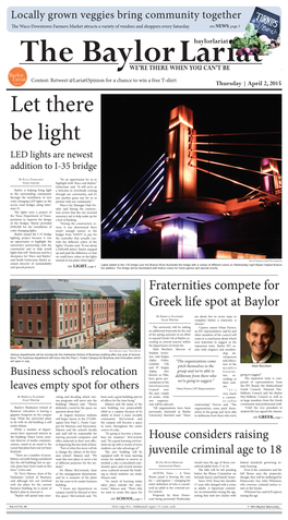 Fraternities Compete for Greek Life Spot at Baylor