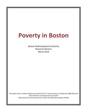 Poverty in Boston