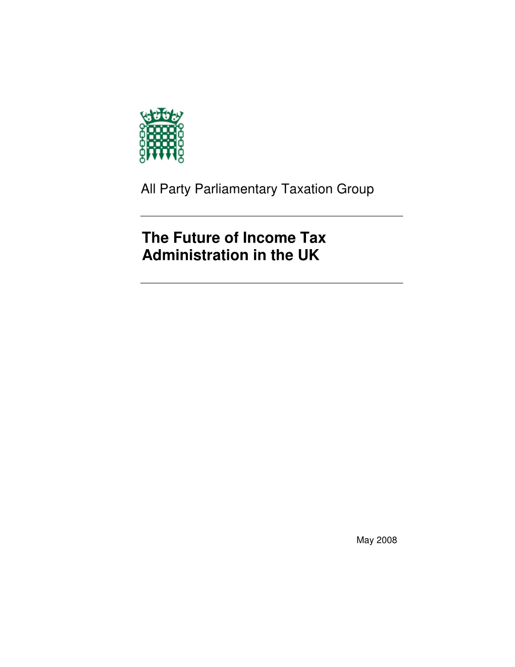 The Future of Income Tax Administration in the UK