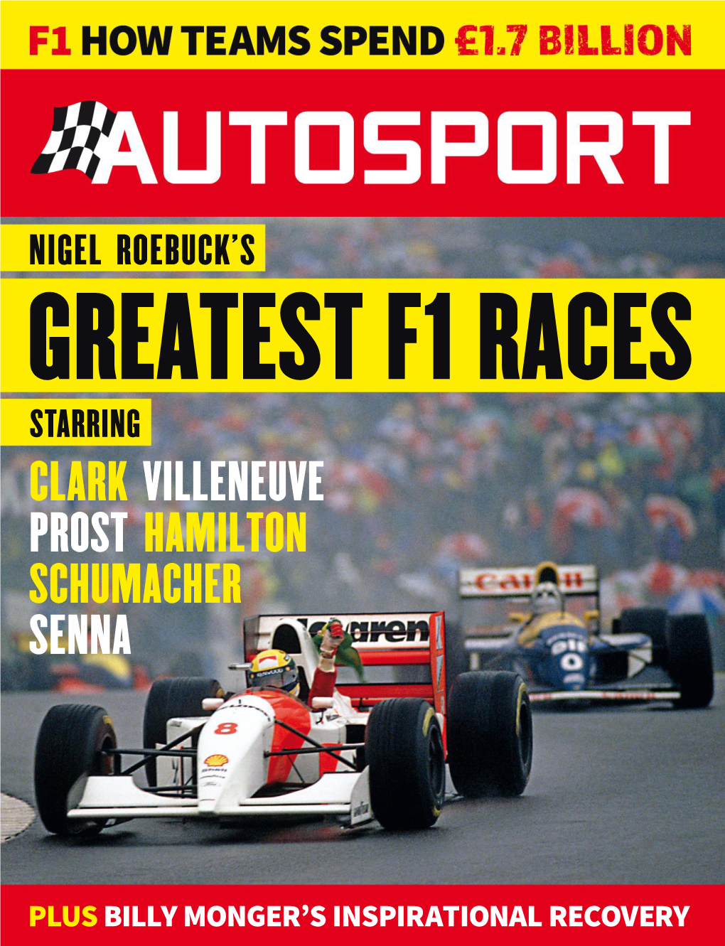 Clark Villeneuve Prost Hamilton Schumacher Senna