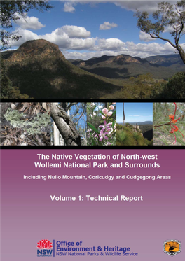 Native Vegetation of North-West Wollemi National Park and Surrounds