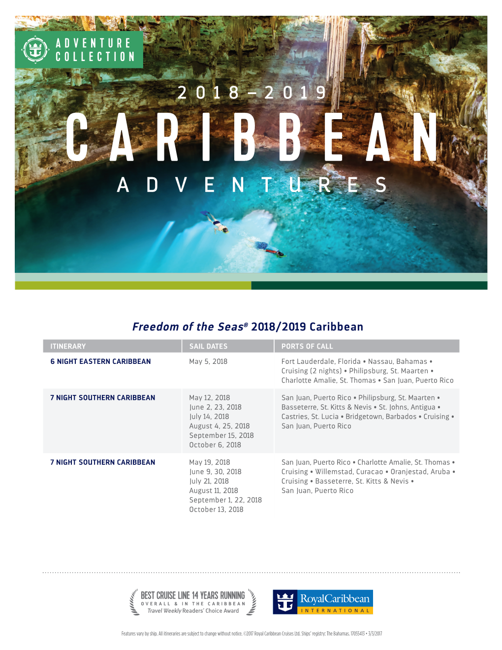 Freedom of the Seas® 2018/2019 Caribbean