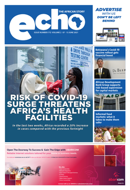 Risk of Covid-19 Surge Threatens Africa's Health