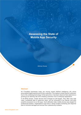 Assessing the State of Mobile App Security