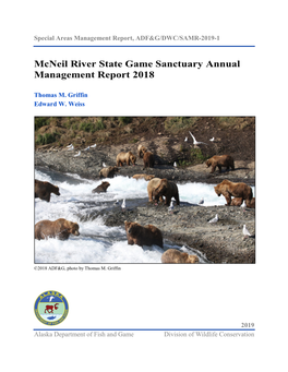 Mcneil River State Game Sanctuary Annual Management Report 2018