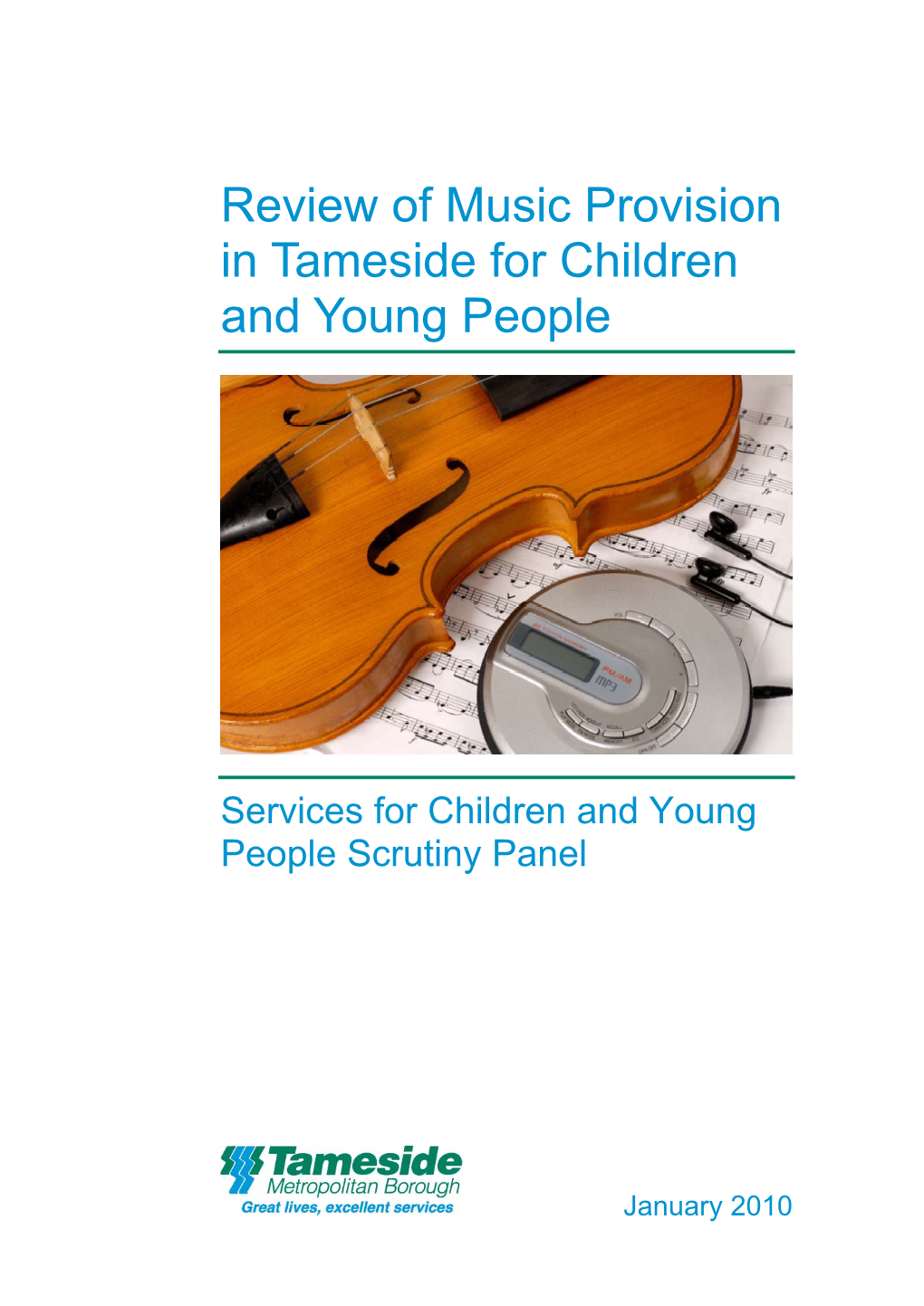 Review of Music Provision in Tameside for Children and Young People