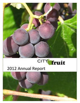 2012 City Fruit Annual Report