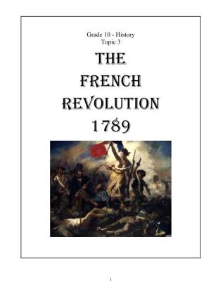 The French Revolution 1789