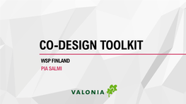 Co-Design Toolkit