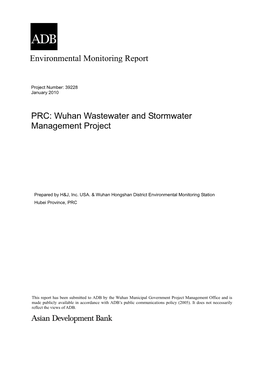 EMR: PRC: Wuhan Wastewater And