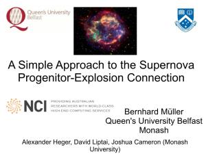 A Simple Approach to the Supernova Progenitor-Explosion Connection