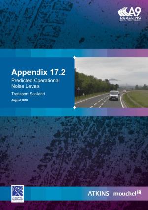 Appendix 17.2 Predicted Operational Noise Levels Transport Scotland