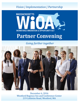 2016 WIOA Partner Convening Program