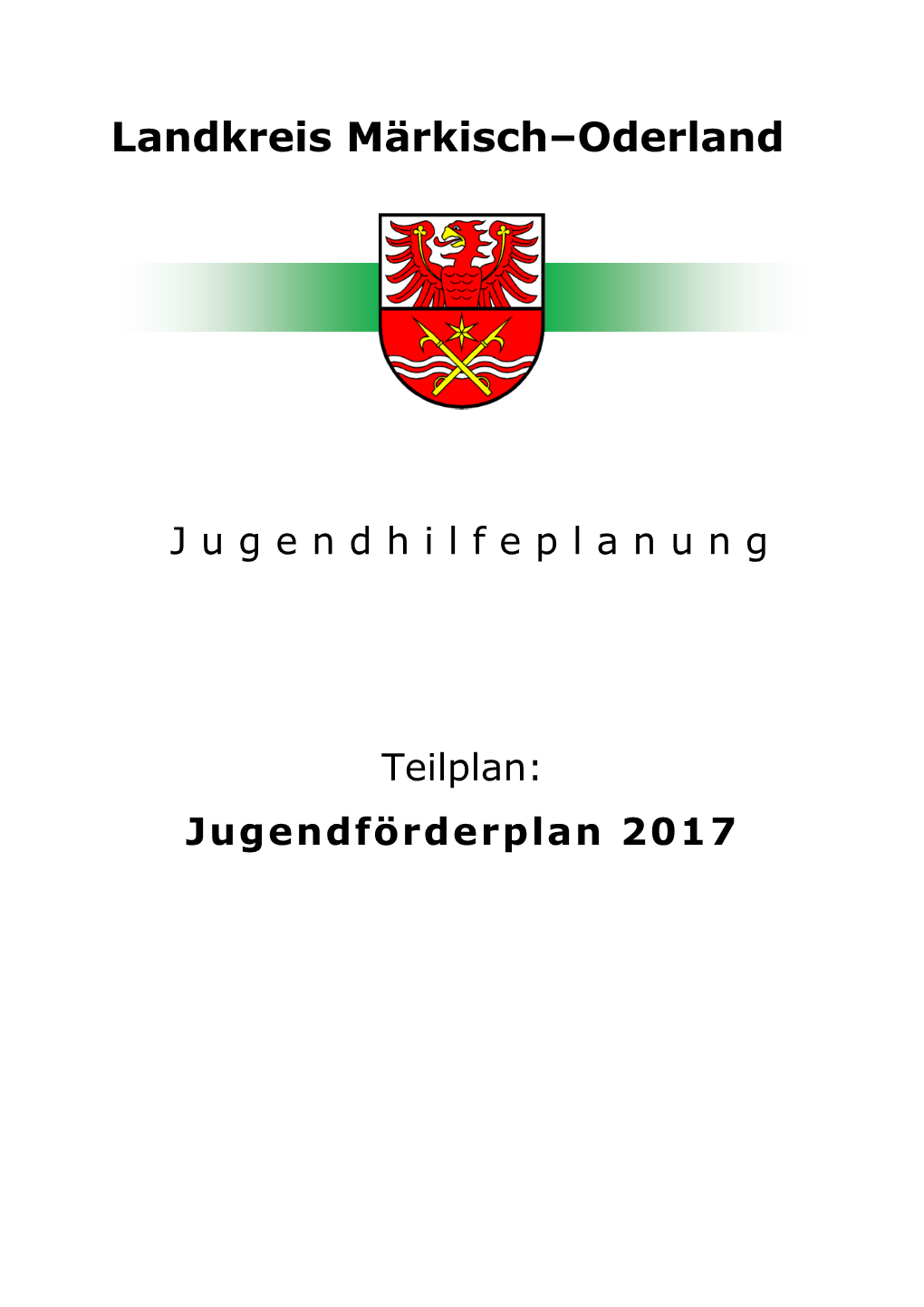 Jugendförderplan 2017